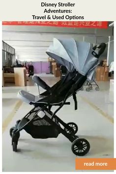 a stroller that is sitting on the floor