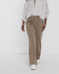 Pants by Vero Moda The scroll is over High rise Pintuck details Wide leg Classic Wide Leg Neutral Bottoms, Elegant Neutral Bottoms With Elastic Waistband, Trendy Khaki Wide Leg Workwear Pants, Wide Leg Neutral Bottoms For Work, Trendy Khaki Wide Leg Pants For Work, Trendy Beige Wide Leg Pants For Business Casual, Versatile Neutral Straight Leg Pants, Versatile Khaki Workwear Pants, Stretch Khaki Bottoms For Workwear