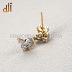 Solid 14k Yellow Gold Marquise-Shaped Diamond Beautiful Butterfly Stud Earrings Unisex Jewelry EAMJ-1499 14k Gold Studs. Minimalist Butterfly Studs. Diamond Stud Earrings. 14k Gold Jewelry. Fashion Studs Earrings. Unisex Stud Earrings. Pave Diamond Earrings. 6x6 MM Earrings Size Approx. Always. * Apply lotion, cosmetics, hairspray, and perfume before dressing in jewelry. * When undressing, wipe each piece with a clean soft cloth to remove oils and perspiration. * Store in a fabric-lined box, sep Gia Certified Gold Diamond Earrings In 14k Gold, Gia Certified Gold Earrings For Gift, Gia Certified 14k Gold Diamond Earrings, Gia Certified 14k Gold Wedding Earrings, Gia Certified Gold Diamond Earrings For Wedding, Gia Certified 14k Gold Diamond Earrings Gift, Minimalist Butterfly, Valentine Gifts Jewelry, Studs Diamond