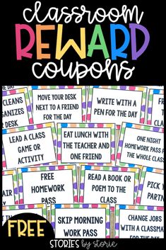 classroom reward coup for teachers to use with their class's freebied resources