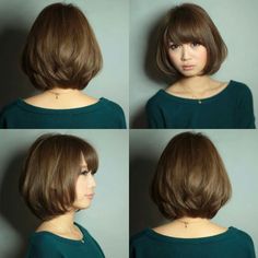 Good Morning Dear, Cortes De Cabello, Asian Short Hair, Short Hairstyles For Thick Hair, Haircuts For Medium Hair, Short Hair Styles For Round Faces, Haircuts Straight Hair, Haircut For Thick Hair