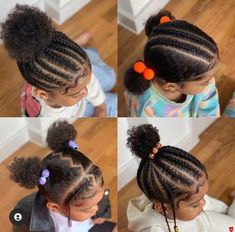 How To Cornrow, Black Baby Girl Hairstyles, Baby Girl Hairstyles Curly, Daughter Hairstyles, Toddler Braided Hairstyles