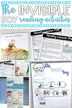 the invisible boy reading activities for kids