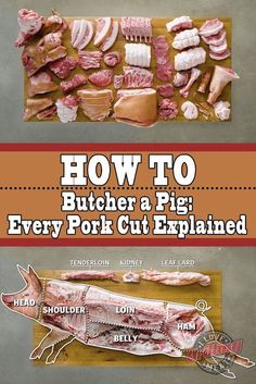 how to butcher a pig every pork cut explanation