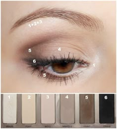 Natural Makeup Look: Eyeshadow | Master The Natural Makeup Look With These Beauty Hacks Obličejové Masky, Mekap Mata, Natural Everyday Makeup, Makeup Tip, Eyes Beautiful, Smink Inspiration, Hooded Eye Makeup, Natural Makeup Tutorial, Makijaż Smokey Eye