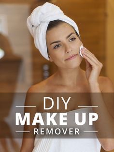 Avoid breakouts with this DIY Makeup Remover. #DIY Feet Remedies, Diy Makeup Remover, Natural Makeup Remover, Morning Beauty Routine, Removing Makeup, Makeup Removal, Dry Skin Patches, Stability Ball, Beauty Diy