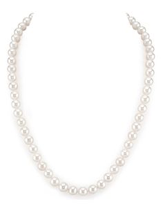 If you wont settle for anything less than the highest quality available on the market, discover our new AAAA-rated Freshwater [Pearl Necklace](/pearl-necklaces.php), available in crisp white. Featuring 7.0-7.5mm [pearls](/) double knotted on silk thread, our neckpiece can be personalized with your back clasp of choice, available in sterling silver and white or yellow gold.

Whether you opt for a sophisticated princess length or a chic matinee style piece, our [Freshwater Pearl](/freshwater-pea Akoya Pearl Necklace, Layered Pearl Necklace, Buy Pearls, Pearl Necklace Set, White Pearl Necklace, Buy Necklace, Pearl Necklaces, Freshwater Pearl Bracelet, Freshwater Pearl Necklace