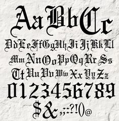 Tattoo Clip Art Clipart Fonts Vector Lettering Clip Art Set Personal or Commercial Use Royalty Fr... Old Calligraphy Alphabet, Gothic Cricut Projects, Gothic Font Alphabet, Old English Numbers, German Letters, Font Gothic, Calligraphy Diy, Old English Alphabet, Gothic Calligraphy