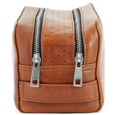 *  High quality genuine cowhide  
 *  Strong, durable YKK zippers  
 *  Pockets and compartments to better organise your things Functional Leather Pouch With Zipper Closure, Leather Wash Bag, Getting Better, Wash Bag, Herschel, Wash Bags, Cow Leather, Tan Leather, Zipper Pocket