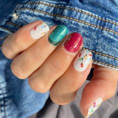 Colorstreet Christmas Combos, Colorstreet Christmas, Nails Original, Nails Color Street, Colorstreet Combos, Cute Nail Colors, Glitter French Manicure, Manicure Art, Color Streaks