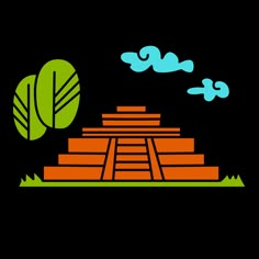 the logo for el tazumall el salvador, which is located on top of a pyramid