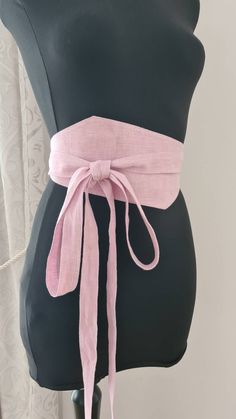 Obi Style Wrap Belt/ Linen Belt/ Wrap Belt/ Wide Belt / Japan | Etsy Spring Cotton Corset Belt, Obi Upcycle, Fabric Belts For Women, Obi Belt Diy, Belt Kain, Obi Belt Pattern, Obi Wrap Belt, Belts For Women Fashion, Avangard Fashion