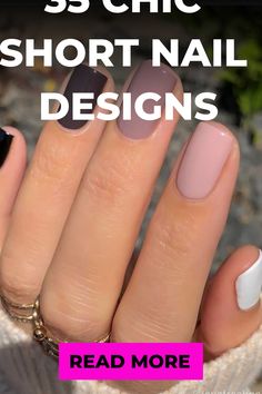 Discover 52 elegant nail designs that will elevate the look of your short nails. Find inspiration to achieve a chic and sophisticated manicure that will leave a lasting impression. Explore our curated list now for stylish and polished nail ideas that you'll love. Sophisticated Manicure, Types Of Manicures, Black French Tips, Stunning Nail Designs, Elegant Nail, Elegant Nail Designs, Different Nail Designs, Nail Art Techniques, Heart Nail Art