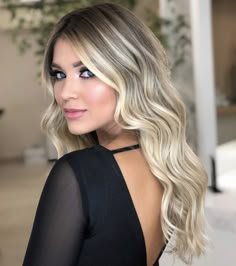 Long Blonde, Blonde Hair, Black Dress, Blonde, Hair, Instagram, Black