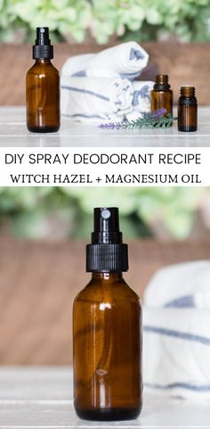 Learn how to make this simple diy deodorant spray! Homemade deodorant spray that really works. All-natural deodorant made with witch hazel, magnesium oil, and essential oils. Baking soda free deodorant recipe. #spraydeodorant Diy Spray Deodorant, Diy Deodorant Spray, Baking Soda For Dandruff, Magnesium Deodorant, Baking Soda Free Deodorant, Baking Soda Shampoo Recipe, Deodorant Recipe, Baking Soda For Hair, Spray Deodorant