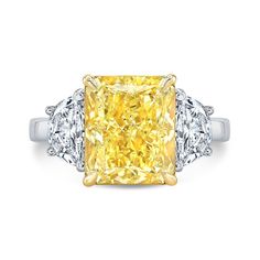 Canary Diamond Engagement Ring, Canary Diamond Ring, Radiant Cut Diamond Ring, Oval Cut Diamond Rings, Pear Shaped Diamond Ring, Moon Cut, Canary Diamond, Yellow Diamonds Engagement, Half Moons