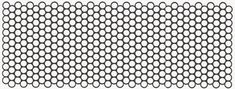 a black and white image of an interlocked wire mesh pattern on a white background