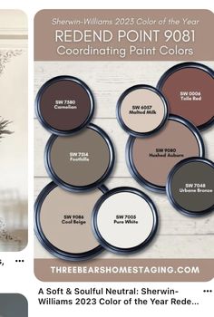 the color scheme for sherylin williams's paint 981 coordinating paint colors