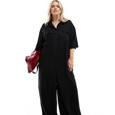 Black Loose Jumpsuit. Balmain Pants, Chambray Romper, Loose Jumpsuit, Backless Jumpsuit, Cropped Jumpsuit, Linen Jumpsuit, Blue Jumpsuits, Knitted Romper, Sleeved Romper