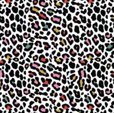 an animal print pattern with different colors