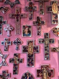 Religious Icons, Pink Walls, Frame, Wall, Pink