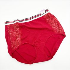 Lane Bryant Cacique Red Lace Mid Waist Brief Underwear Excellent New Condition With No Flaws. Offers Welcome, Bundle & Save 20%, For Price Drops Bundle With Three Other Items With “4/$25” At The Beginning Of The Listing And Send Me An Offer For $25 For The Best Deal! #Thriftingcactussale Casual Lace Trim Brief Bottoms, Casual Lace-trim Brief Bottoms, Casual Red Bottoms For Daywear, Red Lace Trim Summer Bottoms, Red Casual Brief Bottoms, Casual Red Brief Bottoms, Red Fitted Bottoms With Lace Trim, Fitted Red Bottoms With Lace Trim, Red Lace