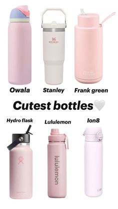 the names of different types of water bottles