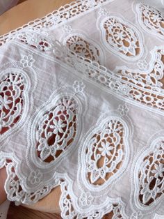 "100% cotton lace trim, 6.5 inches wide Listing is for 2 yards. ( Additional quantities are available.) Width approx: 6.5\" Use for wedding garters, neckline, shoulder belt, pillowcase, dresses, headbands, gifts, bags decoration, party dress, garment, collar, curtains, skirt bottoming, home decor and other projects you could imagine. MORE LACE TRIM: https://www.etsy.com/shop/lacelindsay?section_id=13443513 For more quantity, please feel free to convo me for custom listing. My shop link: http://w Spring Cotton Crochet Lace, Spring Crochet Cotton Lace, White Cotton Lace With Patchwork, White Cotton Lace With Lace Patchwork, Spring Cotton Lace With Lace Work, White Crochet Lace Cotton, White Cotton Lace In Bohemian Style, Bohemian White Cotton Lace, White Crochet Lace Cotton Lace