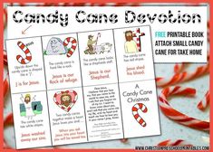 candy cane deviation game for kids to play on the christmas holidays and other holiday activities