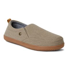 Inspired by bonfire nights and outdoor adventures, these closed back slippers are a must for all-day comfort. Shock-absorbing insoles offer unbeatable support alongside durable, skid-resistant indoor/outdoor outsoles crafted with an eco-friendly rubber blend. Plus, our signature memory foam designs promise constant coziness with every step! QUALITY MATERIALS: Microwool and microsuede uppers pair with natural wool blend lining to create comfortable and durable slippers. "COLORADO" OUTSOLE: Alpine Outdoor Slip-on Slippers With Textured Sole, Outdoor Textured Sole Slip-on Slippers, Outdoor Textured Slip-on Slippers, Outdoor Slippers With Textured Footbed, Comfortable Slip-on Slippers For Outdoor Activities, Outdoor Slip-on Slippers With Rubber Sole, Outdoor Slip-on Slippers, Comfortable Brown Outdoor Slippers, Comfortable Outdoor Slippers With Rubber Sole