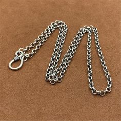 Sterling Silver Round Rolo Chain,Vintage Ring Chain, S925 Silver Circlar Belcher Chain Necklace With S Clasp, 3.5mm 8mm 10mm,18" 24" 26" 40" [Material] : S925 silver [Product size] :  thickness: 3.5mm 4mm 5mm 6mm 8mm 10mm length: 45cm=18"  50cm=20"  55cm=22"  60cm=24"  65cm=26"  70cm=28"  76cm=30"  81cm=32" 86cm=34" 91cm=36" 96cm=38"   101cm=40" Belcher Chain, Ring Chain, Rolo Chain, Vintage Ring, Chain Ring, Ring Vintage, Vintage Rings, Chains Necklace, Chain Necklace