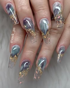 Cute Acrylic Nail Designs, Summer Acrylic Nails, Glam Nails, Coffin Nails Designs, Dream Nails, Pretty Acrylic Nails, Nail It, Best Acrylic Nails, Long Acrylic Nails