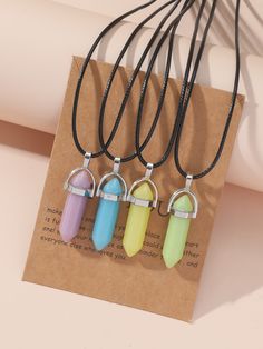 Indie Jewelry, Stone Pendant Necklace, Pretty Jewellery, Cute Jewelry, Things To Buy, Stone Pendants, Ring Necklace, Give It To Me, Necklaces