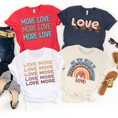 Confessions of a Frugal Mind: More Love Graphic Tees $19.99 Shipped More Love, Need Love, Cotton Blend