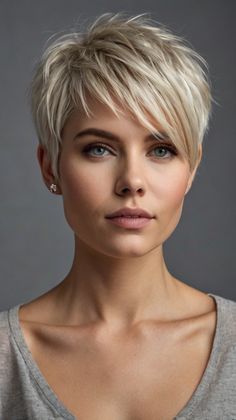 Elegant Platinum Blonde Hair Color Ideas Ideas for Platinum Blonde Curly Bob 👑 Bob With Layers, Feathered Bob, Layered Bobs