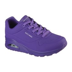 Bold Low-top Synthetic Sneakers, Trendy Purple Synthetic Sneakers, Trendy Synthetic Sneakers With Air Max Cushioning, Trendy Purple Sneakers, Purple Synthetic Sneakers, Purple Synthetic Sneakers With Laces, Purple Sneakers With Air Max Cushioning For Spring, Purple Synthetic Round Toe Sneakers, Purple Lace-up Synthetic Sneakers