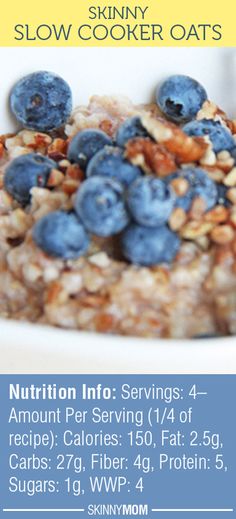 a bowl filled with blueberries and granola