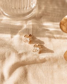 The Cubic Zirconia Studs are so sparkling cute. Everyone needs a pair of these babies. Rock some rocks for your ears. Gold plated or silver rhodium plated brass studs. Luxury Earrings, Cubic Zirconia Earrings, Zirconia Earrings, Rhodium Plated, Gold Earrings, Silver Earrings, Cubic Zirconia, Gold Necklace, Gold Plate