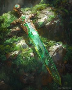 Instagram/ephellem #sword #fantasy #ai #Midjourney Magical Swords Fantasy, Magic Swords Fantasy, Great Swords Fantasy, Fantasy Weaponsmith, Magic Artifacts Concept Art, Fantasy Swords Concept Art, Fantasy Swords, Guerriero Samurai, Fantasy Blade