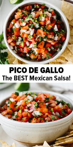 pico de gallo the best mexican salsa