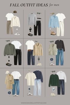 Men’s Fashion Autumn 2024, Casual Work Outfits Fall Men, Mens Casual Autumn Outfits, Streetwear Men Outfits Inspiration Fall, Casual Outfits Fall Men, Men’s Autumn Capsule Wardrobe, Men’s Fashion 2024 Casual, Mens Fall Wardrobe Essentials, Men Fall Style Aesthetic