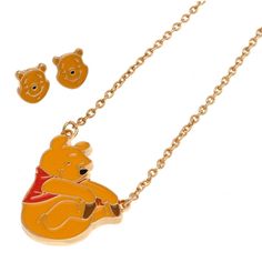 Winnie The Pooh Fashion Jewellery Necklace & Earring Set - Excellent Pick Winnie The Pooh Design, Disney Pandora Bracelet, Classic Winnie The Pooh, Jewellery Necklace, Disney Jewelry, Pandora Bracelet, Fashion Jewelry Necklaces, Fashion Jewellery, Necklace Earring Set