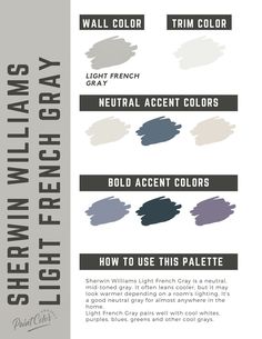 the different shades of paint that are used in this painting project, and how to use them