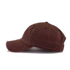 For a rustic and vintage look. Made from durable cotton with pinpoint distressing to give it a vintage flair, which we highly recommend in the dad hat style. We’ve searched high and low for the best premium basics in the country and this is it. High in quality at the right price. This dad hat sacrifices nothing. A favorite at Hat Heaven headquarters for a myriad of reasons, we can’t sing enough praises about these dad hats. Hat Material: 100% CottonCrown: KBE BrownVisor: KBE BrownButton: KBE Bro Brown Adjustable Cap, Adjustable Brown Hat With Curved Brim, Adjustable Brown Cap, Solid Color Snapback Fitted Hat, Vintage Brown Visor Baseball Cap, Brown Cotton Baseball Cap With Curved Brim, Classic Hat With Curved Brim In Distressed Brown, Brown Cotton Fitted Cap, Classic Distressed Brown Hat With Curved Brim