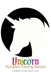 the unicorn logo is black and white with a rainbow on it's head,