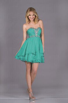 Pinterest Green Mini Dress For Wedding And Prom Season, Green Mini Length Prom Dress, Green Cocktail Dresses With Sweetheart Neckline, Green Mini Length Homecoming Dress, Holiday Prom Dress With Sweetheart Neckline, Green A-line Evening Dress For Homecoming, Green Dresses With Sweetheart Neckline And Lined Bodice, Green Mini Dress For Wedding, Homecoming Dresses With Lined Bodice