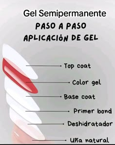 Guia de orden de como se debe aplicar el Gel semipermanente Deer Nails, Nail Courses, Nail Salon Decor, Fingernail Designs, Wow Nails, Tie Dye Nails, Nail Techniques, Really Cute Nails, Jelly Nails