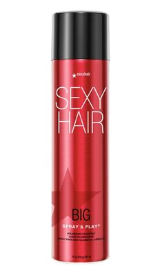 Big Sexy Hair Spray & Play® Volumizing Hairspray gives your hair moveable and unbelievable volume, lift and hold. This firm, fast-drying spray leaves hair manageable and super shiny while defending it against damaging UV rays. Its extra-strength formula won't diminish under humidity and is effective for any hair type. Volumizing Hair Spray, Hair Volume Spray, Volumizing Hair, Fred Meyer, Hair Spray, Volume Hair, Uv Rays, Beauty Products, Hair Care