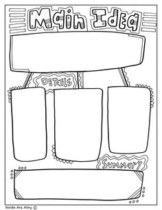 a coloring page with the name martin's place on it and four different labels