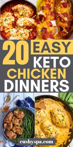 20 easy keto chicken dinner ideas